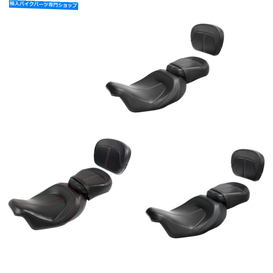 シート 運転席座席＆SISSY BARパッドフィットHarley Touring Road King 2009-2021 Driver Passenger Seat & Sissy Bar Pad Fit For Harley Touring Road King 2009-2021【並行輸入品】