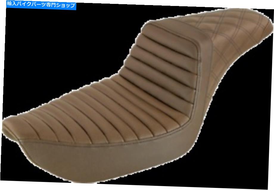 シート Saddlemen 1996-2003 FXD Dyn??a Brown Step-up trフロント＆LSリアシート Saddlemen 1996-2003 FXD Dyna Brown Step-Up TR Front & LS Rear Seat【並行輸入品】