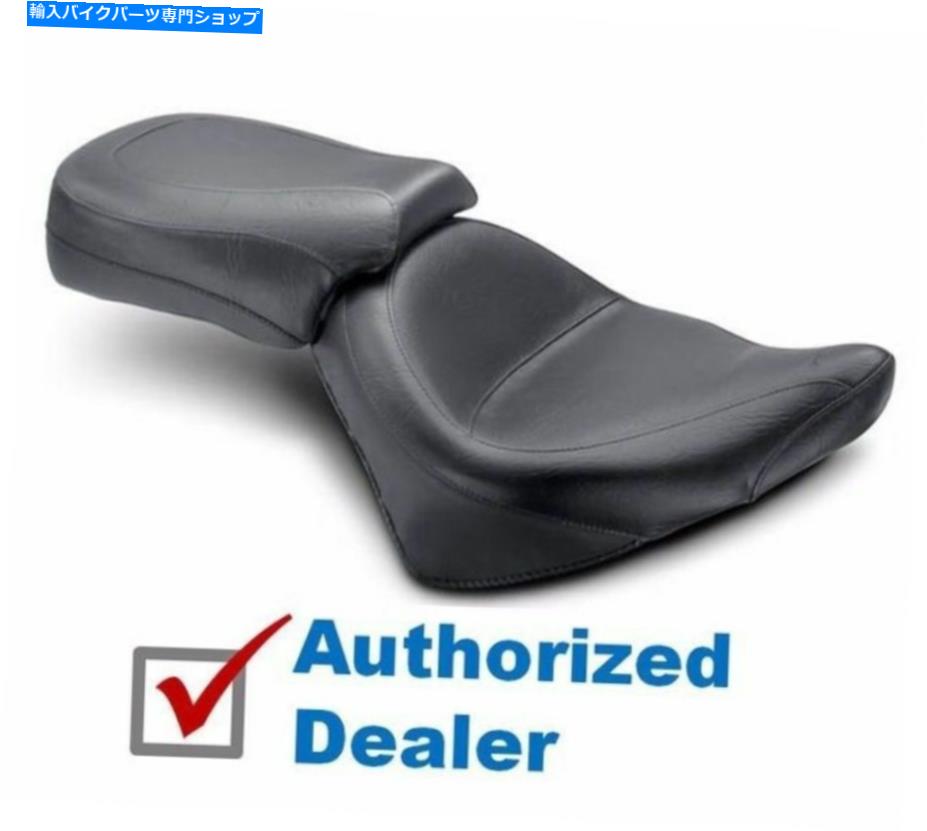 シート マスタングワイドビンテージツーピースドライバー助手席サドルビクトリーバイク Mustang Wide Vintage Two Piece Driver Passenger Seat Saddle Victory Motorcycle【並行輸入品】