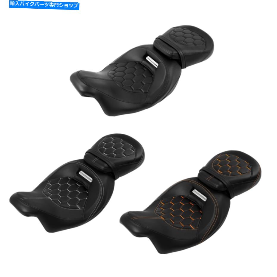 シート ハーレーストリートエレクトラロードグライド2009-20のための3スタイルの運転席の助手席フィット 3 Styles Driver Passenger Seat Fit For Harley Street Electra Road Glide 2009-20【並行輸入品】