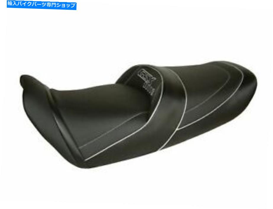 シート スズキGSX 1100 Gトップ販売者デラックスシートコンフォートブラックホワイト2582Sロード SUZUKI GSX 1100 G Top Sellerie Deluxe seat Comfort Black White 2582S Road【並行輸入品】