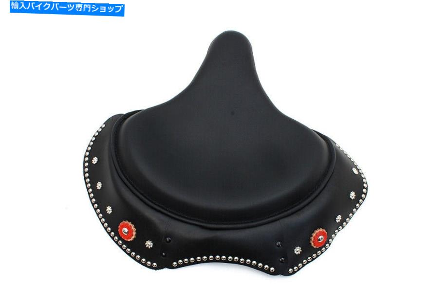 シート ブラックレザーアーリースタイルソロシートフィットハーレー - ダビッドソン Black Leather Early Style Solo Seat fits Harley-Davidson【並行輸入品】