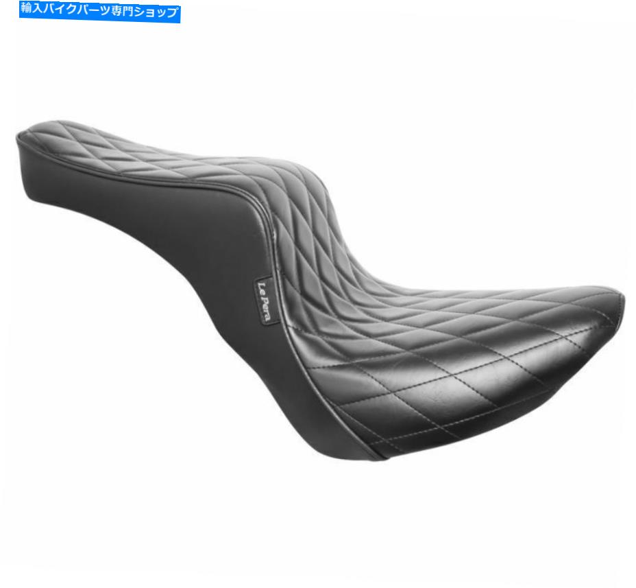 シート Cherokee Diamond 2-Up Seat Black Le Pera Lyx-020DM 18-20ハーレーフラのFlde Flhc Cherokee Diamond 2-Up Seat Black Le Pera LYX-020DM For 18-20 Harley FLDE FLHC【並行輸入品】