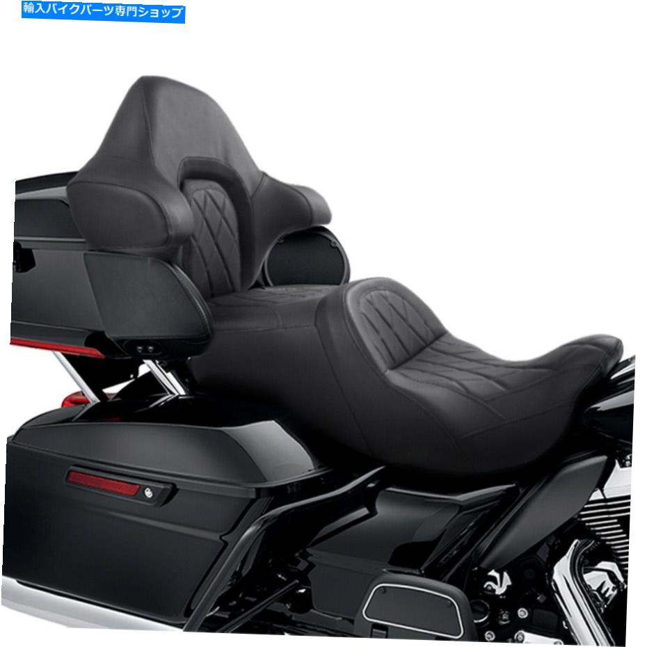 シート 運転席旅客座席の背もたれのフィットharley touringロードキンググライド14-21 2020 Driver Passenger Seat Backrest Fit For Harley Touring Road King Glide 14-21 2020【並行輸入品】