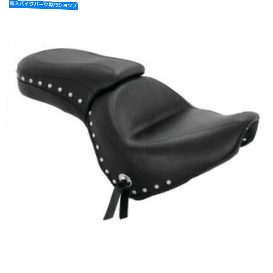 シート 2010-2016 Honda VT1300CS / CR / CT 76640 Mustang Studded Wide Touring 2-Up Seat for 2010-2016 Honda VT1300CS/CR/CT 76640【並行輸入品】