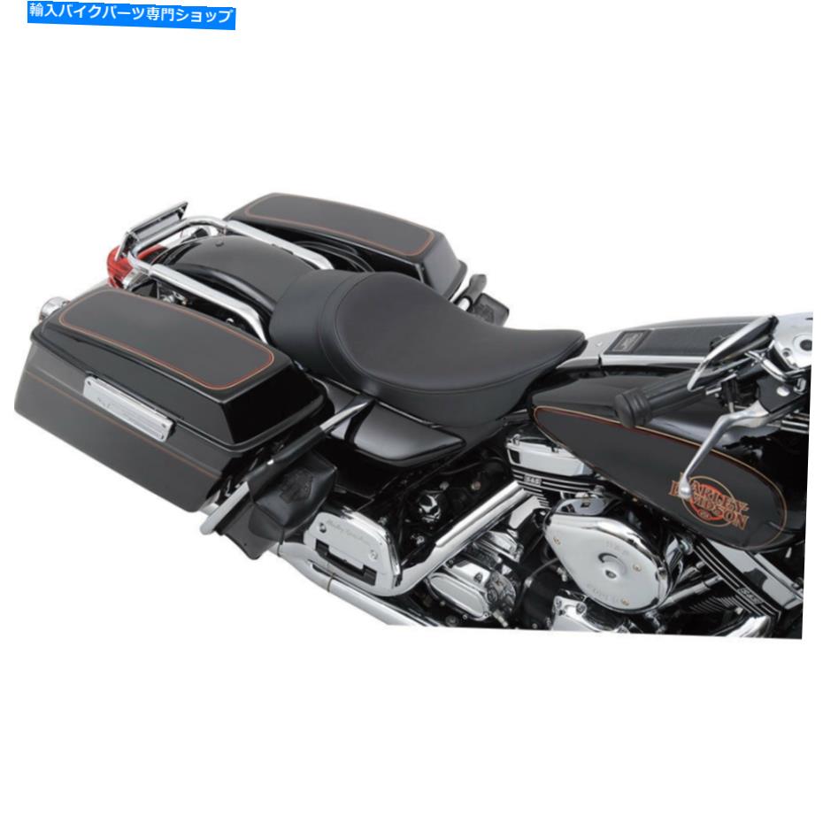 シート 1999年7月7日ハーレーFLHXのための薄型スムースソロシートをドラッグ Drag Specialties Low-Profile Smooth Solo Seat for 1999-07 Harley FLHR FLHX【並行輸入品】