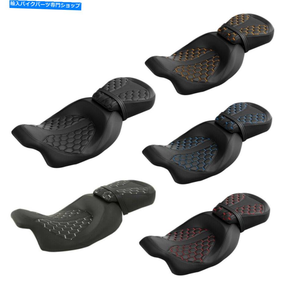 シート 運転席旅客ピリオンシートフィットハーレーツーリングElectra Glide 2009-2021 20 Driver Passenger Pillion Seat Fit For Harley Touring Electra Glide 2009-2021 20【並行輸入品】