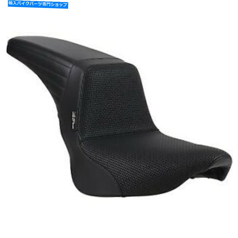 シート Harley Breakout 18-20のためのLepera Basketweave Kickflip Seat LePera Basketweave Kickflip Seat for Harley Breakout 18-20【並行輸入品】