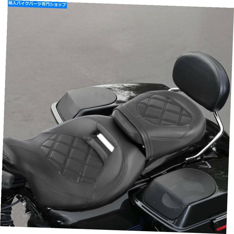 シート PUレザードライバライダーの助手席フィットハーレーツーリングストリートグライド09-21 PU Leather Driver Rider Passenger Seat Fit For Harley Touring Street Glide 09-21【並行輸入品】｜Us Custom Parts Shop USDM