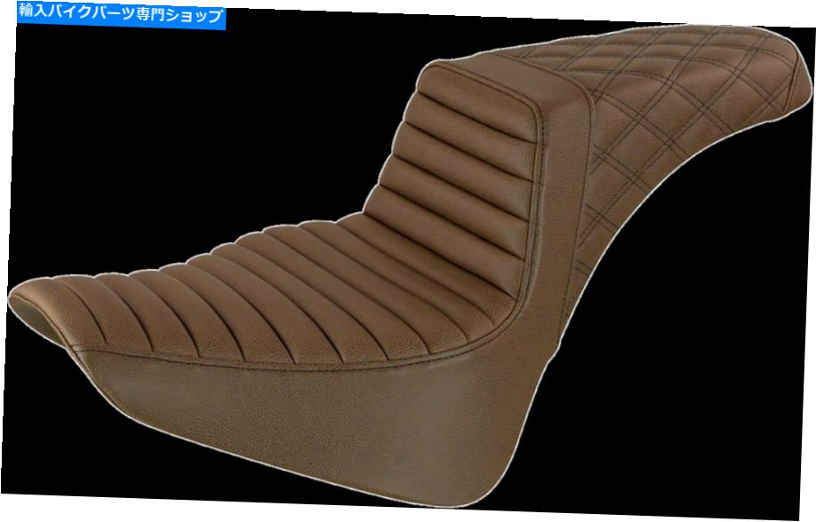 シート サドルメンステップアップブラウンTR＆LSオートバイシート18-20ハーレーソフトFLSL FLHC Saddlemen Step Up Brown TR & LS Motorcycle Seat 18-20 Harley Softail FLSL FLHC【並行輸入品】｜Us Custom Parts Shop USDM