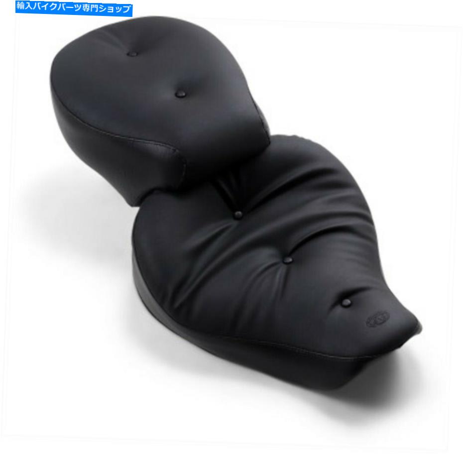 シート マスタングワイドリーガルツーリングピロー2アップワンピースシート1996-2003ハーレーダイナFXD Mustang Wide Regal Touring Pillow 2 Up One Piece Seat 1996-2003 Harley Dyna FXD【並行輸入品】