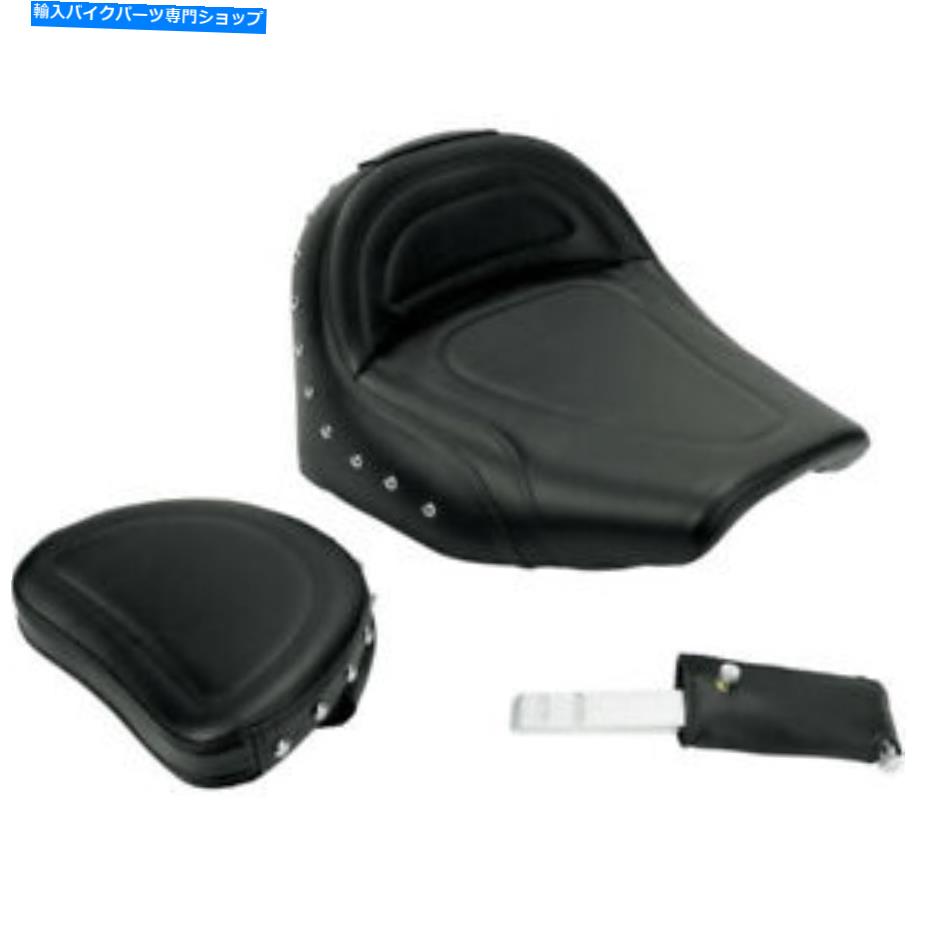 シート Saddlemen Renegade Deluxe Solo Seat - Studded - VL1500（ブラック）S3532J Saddlemen Renegade Deluxe Solo Seat - Studded - VL1500 (Black) S3532J【並行輸入品】