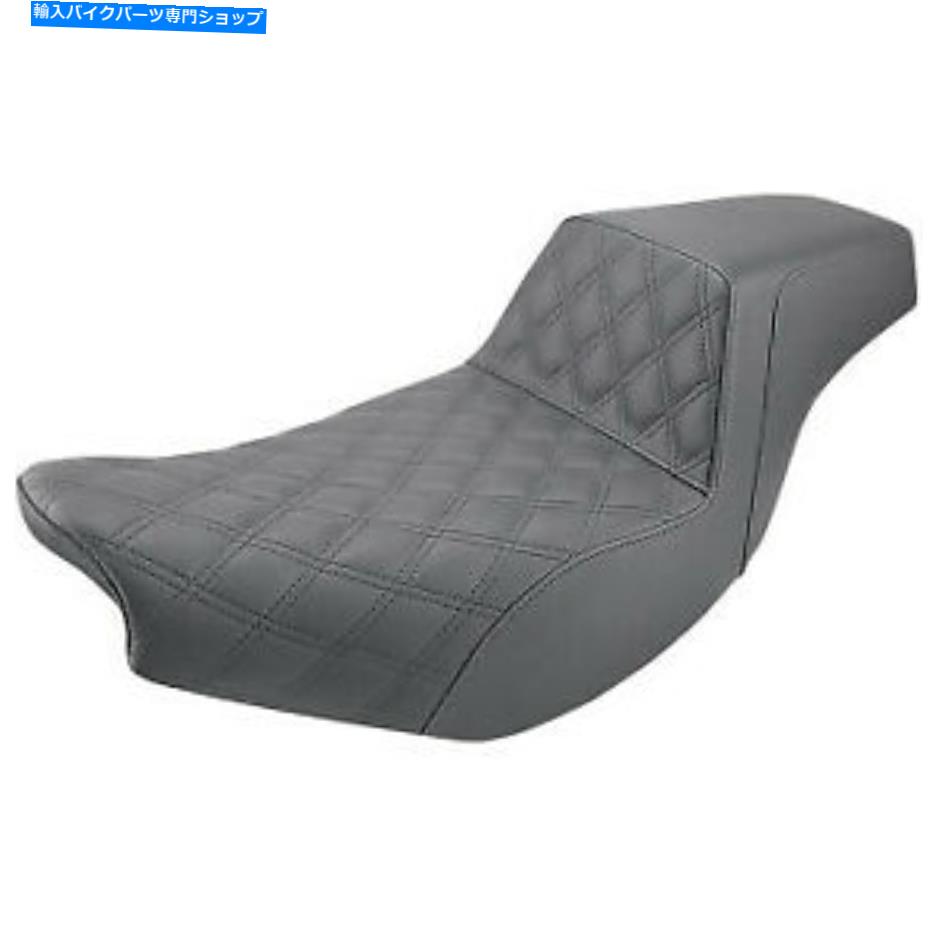 シート サドルメンステップアップシートドライバーラティスステッチブラックI14-07-172 Saddlemen Step Up Seat Driver Lattice Stitched Black I14-07-172【並行輸入品】｜Us Custom Parts Shop USDM