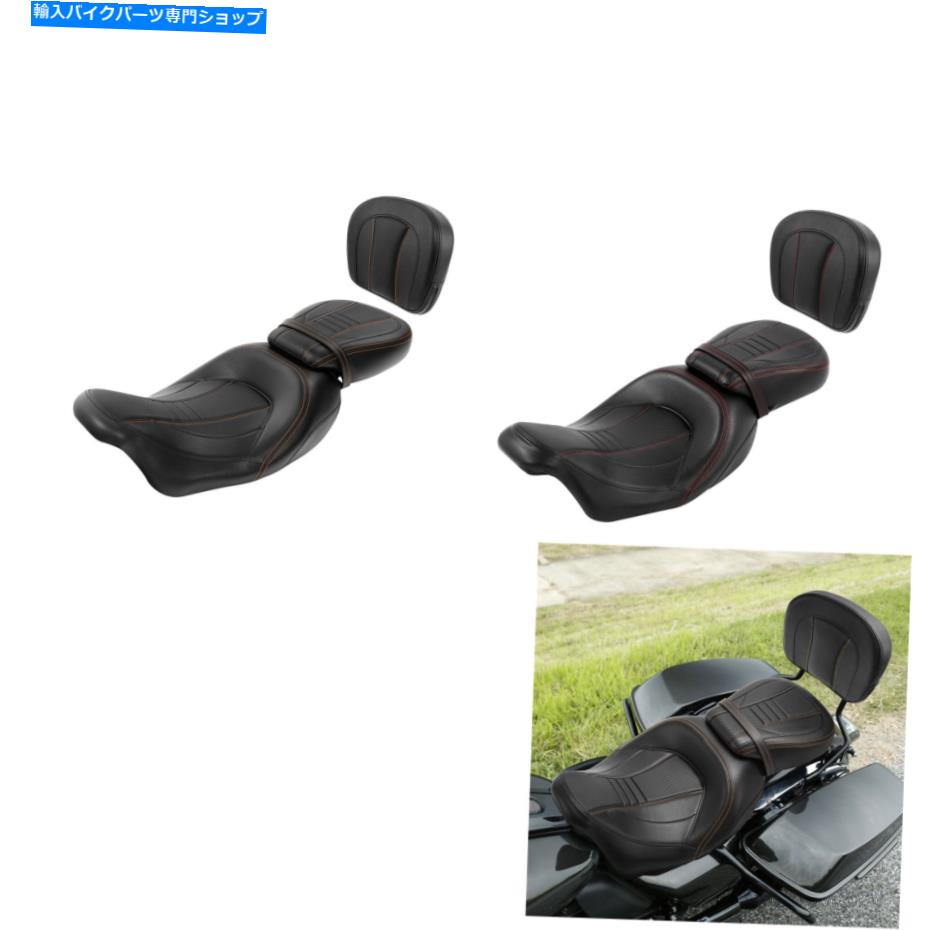 シート 運転席旅客席の背もたれの背もたれフィットハーレーツーリングロードストリートグライド09-21 20 Driver Passenger Seat Backrest Fit For Harley Touring Road Street Glide 09-21 20【並行輸入品】