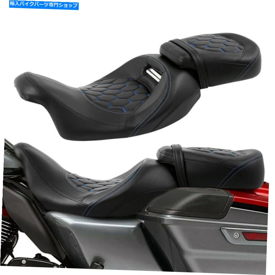 シート ライダードライバーの助手席フィットハーレーツーリングElectra Street Glide 09-21 19 Rider Driver Passenger Seat Fit For Harley Touring Electra Street Glide 09-21 19【並行輸入品】