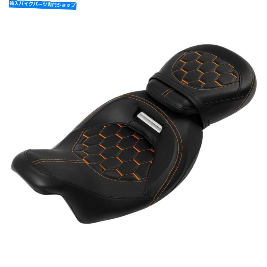 シート ハーレーツーリングCVO Road Glide 2009-2021 20 19 18 Driver & Passenger Seat Fit For Harley Touring CVO Road Glide 2009-2021 20 19 18【並行輸入品】