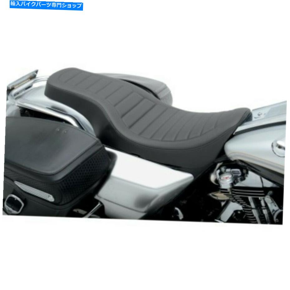 シート ドラッグスペシャルスプーンスタイルシートクラシックステッチ Drag Specialties Spoon Style Seat Classic Stitch for Harley Davidson Road King【並行輸入品】