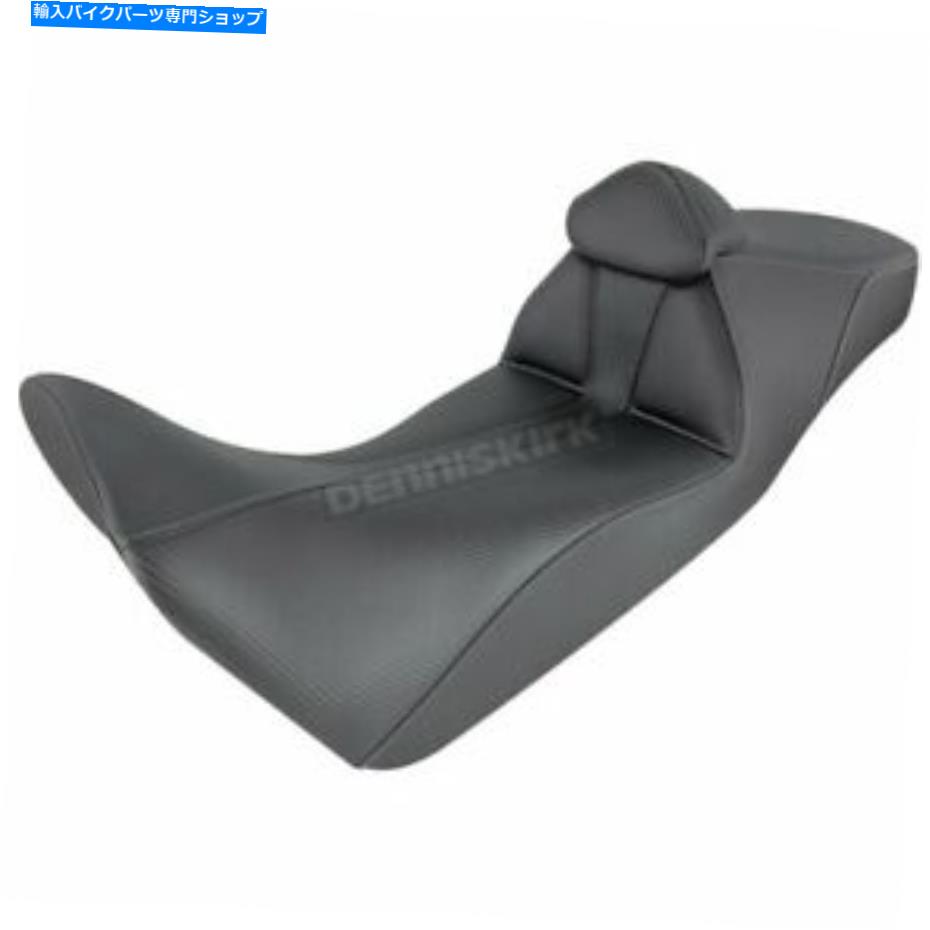 シート Saddlemen Black \\ Red Black Adventure 2アップシートW / Backrest - 0810-H049BR Saddlemen Black\\Red Black Adventure 2-Up Seat w/Backrest - 0810-H049BR【並行輸入品】