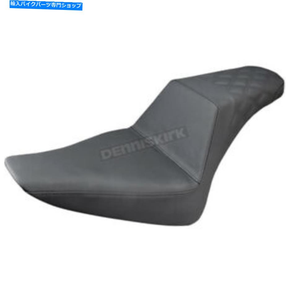 シート サドルメン黒滑らかな格子ステッチ昇進シート - 812-26-173 Saddlemen Black Smooth Lattice Stitch Step-Up Seat - 812-26-173【並行輸入品】｜Us Custom Parts Shop USDM