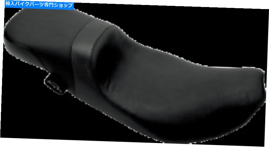 シート Danny Grey Black Reather平日2議席08-19ハーリーツーリングFLHR FLHX Danny Gray Black Leather Weekday 2 Up Seat for 08-19 Harley Touring FLHR FLHX【並行輸入品】