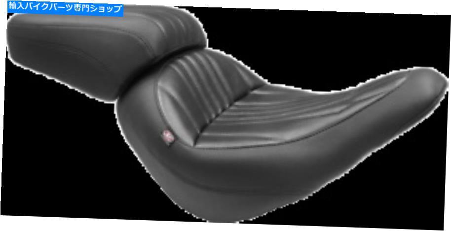 シート マスタングダガーブラックビニールオートバイソロシート18-19ハーレーソフトFXLR FLSB Mustang Dagger Black Vinyl Motorcycle Solo Seat 18-19 Harley Softail FXLR FLSB【並行輸入品】