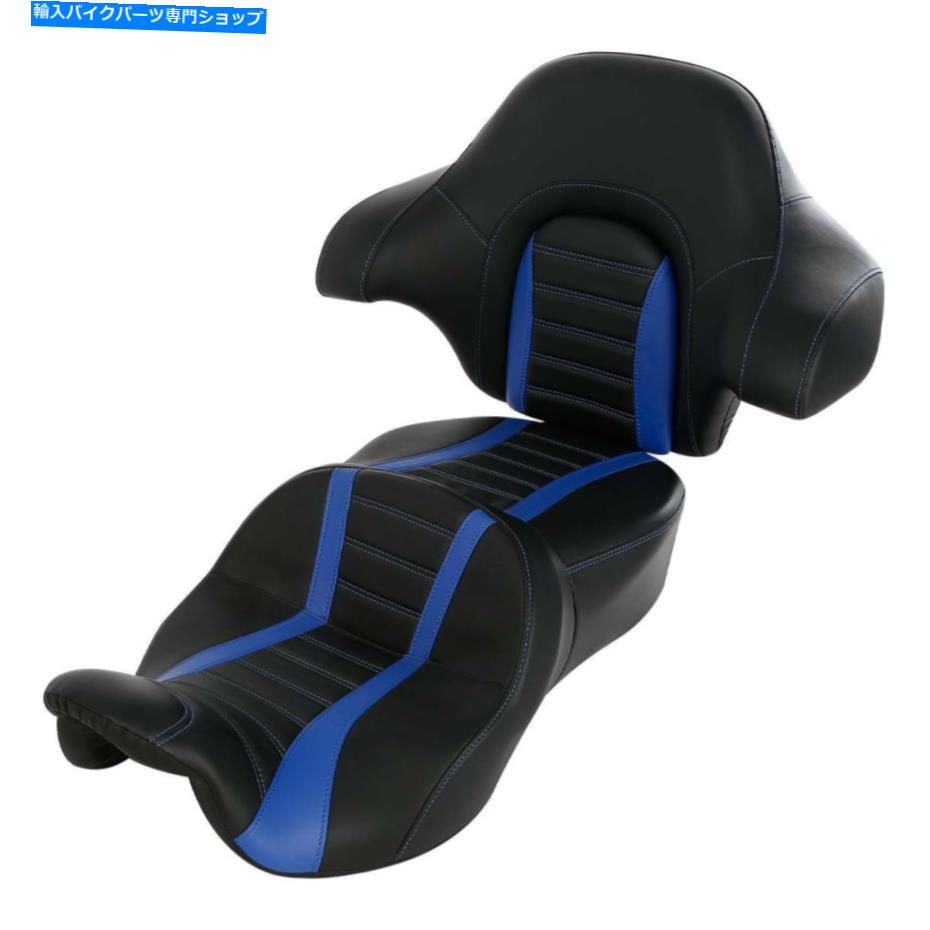シート 運転者ライダー＆旅客シートリアバックレストパッドのハーレーツーリング2014-2020 19 Driver Rider & Passenger Seat Rear Backrest Pad For Harley Touring 2014-2020 19【並行輸入品】