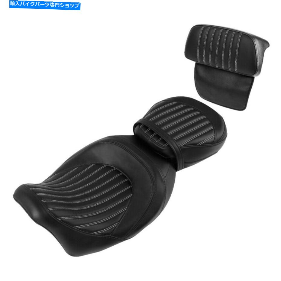 シート 運転席の助手席W /背もたれのフィットHarley Touring Fltrx Flhx 14-21 Driver Passenger Seat W/ Backrest Fit For Harley Touring FLHR FLTRX FLHX 14-21【並行輸入品】|Us Custom Parts Shop USDM