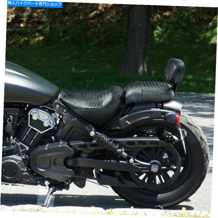 シート インドのスカウトボーバーのための運転者ライダーの助手席の背もたれフィット20-21 Driver Rider Passenger Seat Backrest Fit For Indian Scout Bobber Twenty 20-21【並行輸入品】|Us Custom Parts Shop USDM