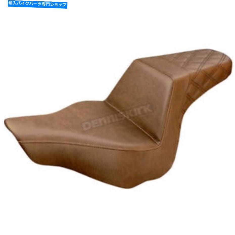 シート サドルメン茶色の乗客シートダイヤモンドパターンLSステップアップシート - 813-27-173BR Saddlemen Brown Passengers Seat Diamond Pattern LS-Step Up Seat - 813-27-173BR【並行輸入品】｜Us Custom Parts Shop USDM