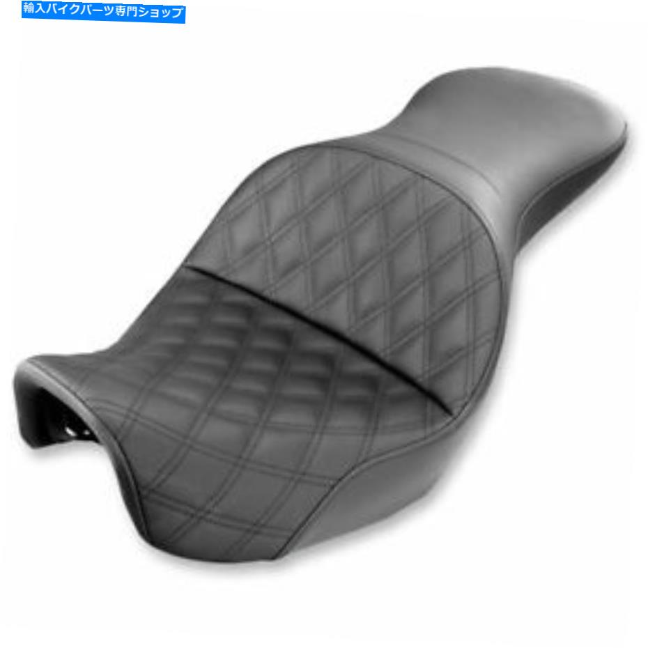 シート サドルメンエクスプローララティスステッチツーリングシート2006-17ハーリーダイナFXD FXDWG Saddlemen Explorer Lattice Stitch Touring Seat 2006-17 Harley Dyna FXD FXDWG【並行輸入品】|Us Custom Parts Shop USDM
