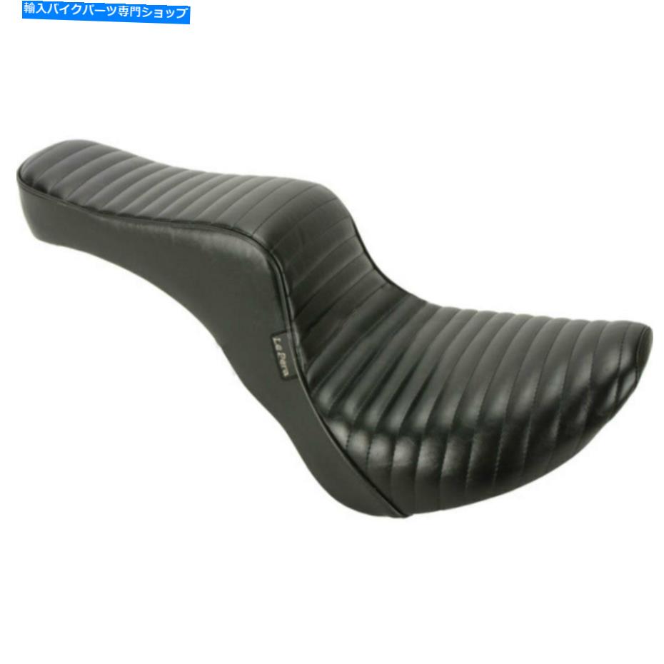 シート Le Peraプリーツステッチブラックチェロキーステップ2ドライバシートハーレー18-20ソフト Le Pera Pleated Stitch Black Cherokee Step 2 Up Driver Seat Harley 18-20 Softail【並行輸入品】