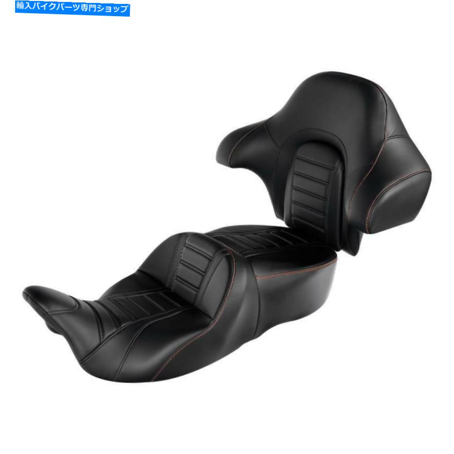 シート 運転席の座席パッドはハーレーツーリングエレクトラストリートグライド2014-2020のためのフィット Driver Passenger Seat Pad Fits For Harley Touring Electra Street Glide 2014-2020【並行輸入品】