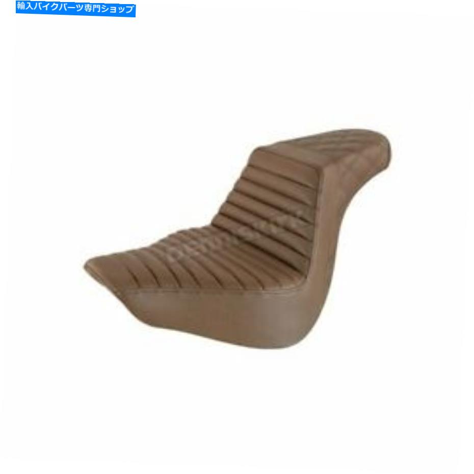 シート サドルメン茶色の格子ステッチステップアップシート - 818-27-176BR Saddlemen Brown Lattice Stitch Step Up Seat - 818-27-176BR【並行輸入品】