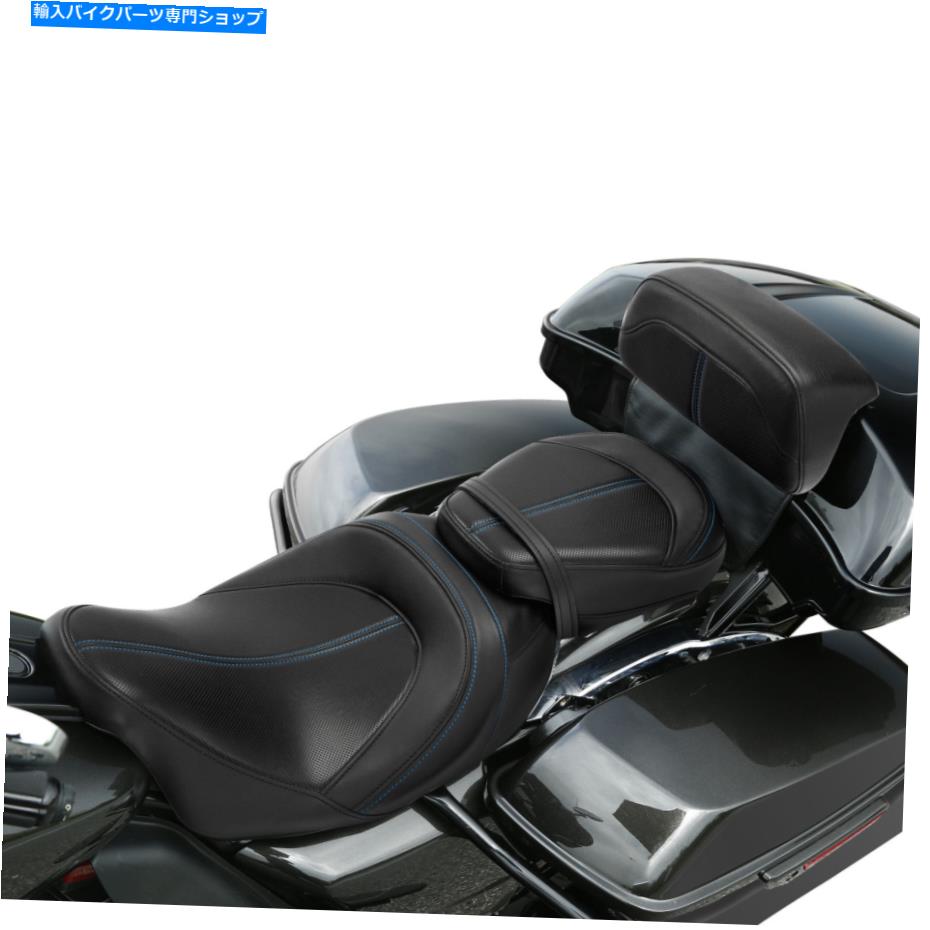 シート ハーレーツーリングElectra Road Glide 14アップのためのドライバー＆旅客席の背もたれフィット Driver & Passenger Seat Backrest Fit For Harley Touring Electra Road Glide 14-Up【並行輸入品】