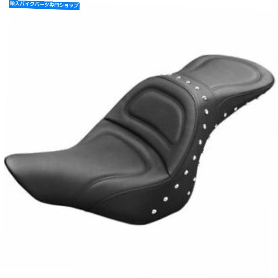 シート Saddlemen Explorerは2013-17ハーレーFXSBのブレイクアウトのための2アップシートを散りばめました Saddlemen Explorer Studded 2-Up Seat for 2013-17 Harley FXSB Breakout【並行輸入品】