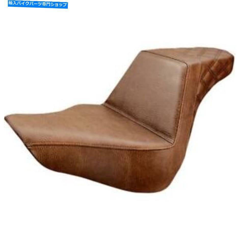 シート サドルメン818-27-173BR LSステップアップシート - ブラウンスムース Saddlemen 818-27-173BR LS Step-Up Seat - Brown Smooth【並行輸入品】