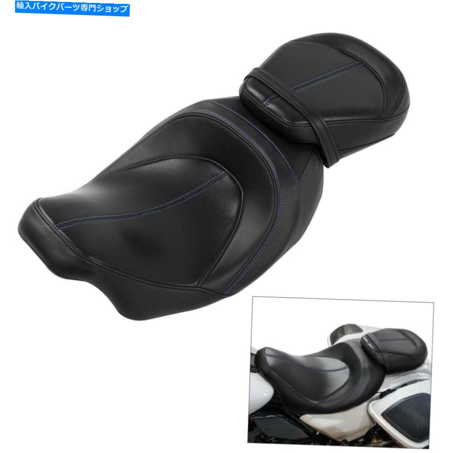 シート harley touring road king flhr 09アップ Two Piece Driver & Passenger Seat Fit For Harley Touring Road King FLHR 09-Up【並行輸入品】