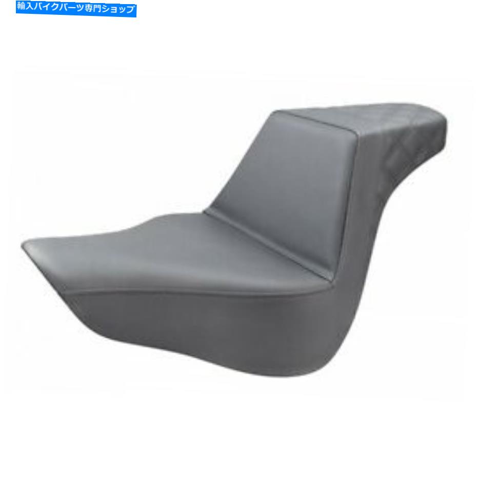 シート サドルメン踏み上げ席のための昇温席 - 後部格子ステッチ - 818-27-173 Saddlemen Step-Up Seat for Harley Softail - Rear Lattice Stitched - 818-27-173【並行輸入品】