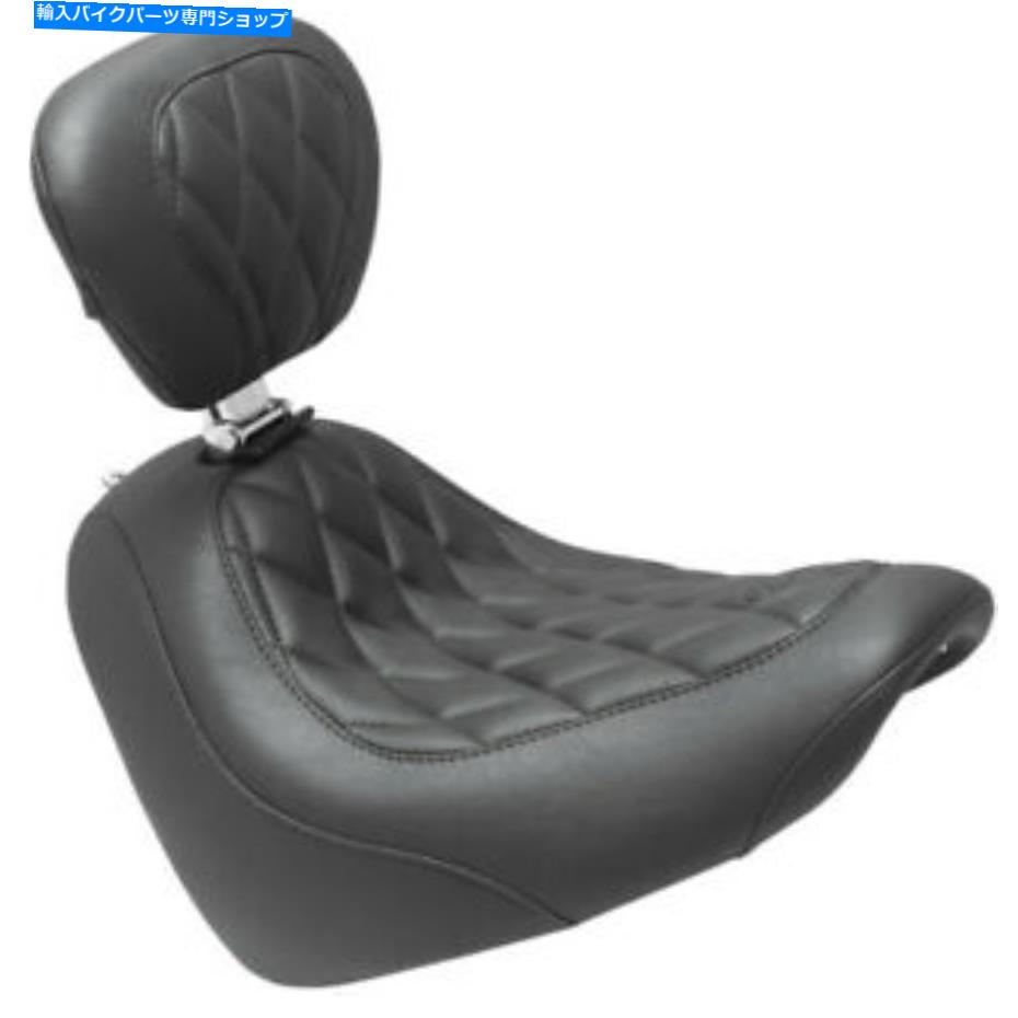 シート マスタングワイドトリッパーシート - 運転席の背もたれ - ダイヤモンド（ブラック）83016 Mustang Wide Tripper Seat - Driver's Backrest - Diamond (Black) 83016【並行輸入品】