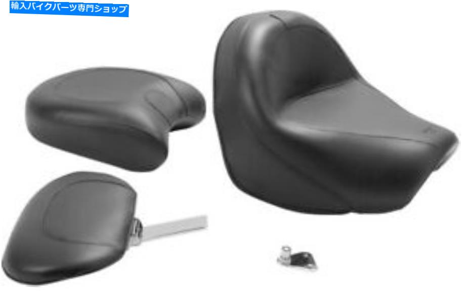 シート マスタング79283スズキ800ヴォルジアC50 / C50Tワイドビンテージツーピースシート+背もたれ Mustang 79283 Suzuki 800 Volusia C50/C50T Wide Vintage Two-Piece Seat+ Backrest【並行輸入品】