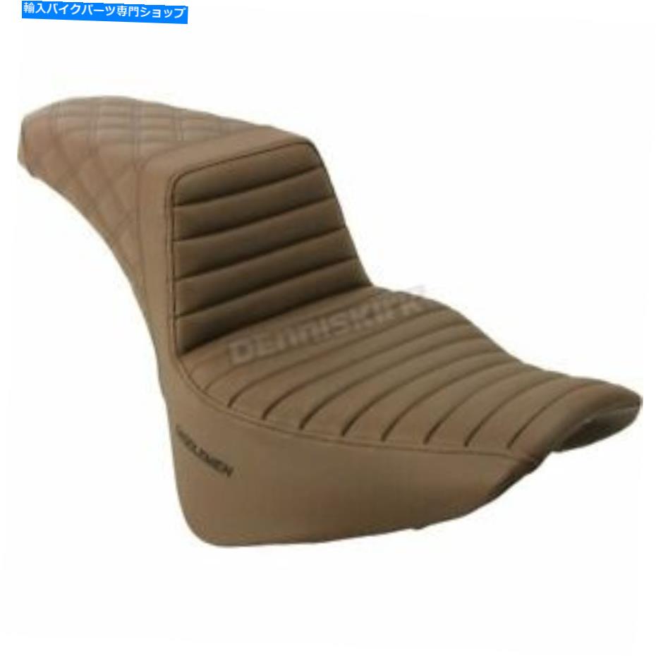 シート サドルメン茶色の格子ステッチタックnロールステップアップシート - 818-33-176BR Saddlemen Brown Lattice Stitched Tuck N Roll Step Up Seat - 818-33-176BR【並行輸入品】