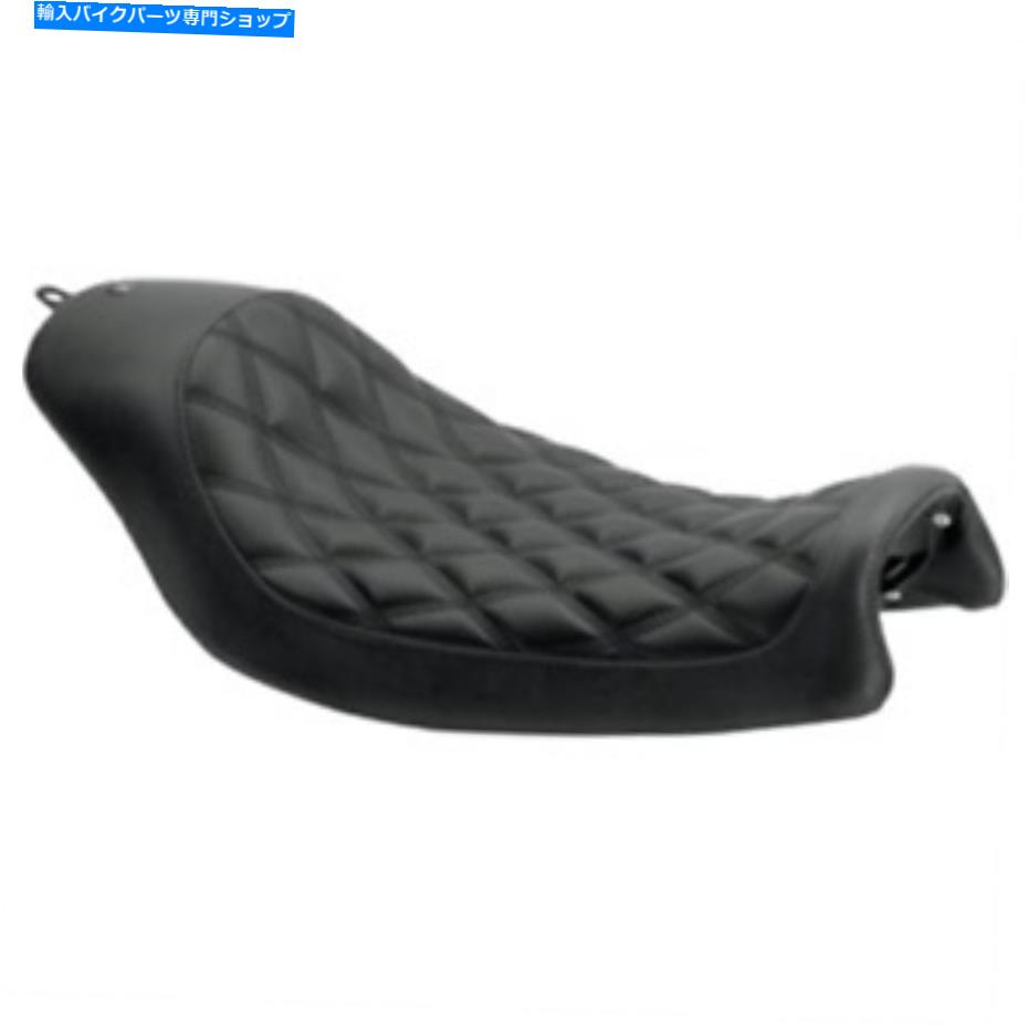 シート RSDボスソロシート - 黒の苦しんでいるビニール - 黒の穴のあいたダイヤモンドVセクション RSD Boss Solo Seat - Black Distressed Vinyl - Black Perforated Diamond V-Section【並行輸入品】