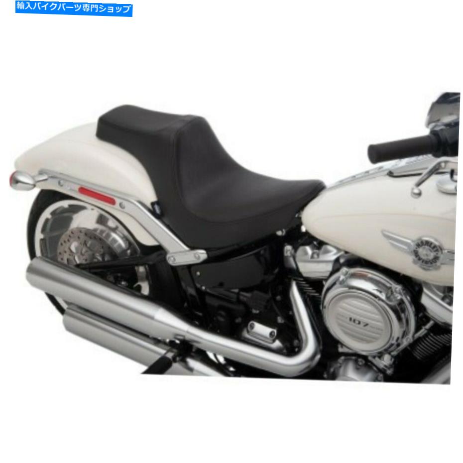 シート ドラッグスペシャリティ捕食者IIIハーリーファットボーイ18-20のための滑らかな黒い座席 Drag Specialties Predator III Smooth Black Seat for Harley Fat Boy 18-20【並行輸入品】