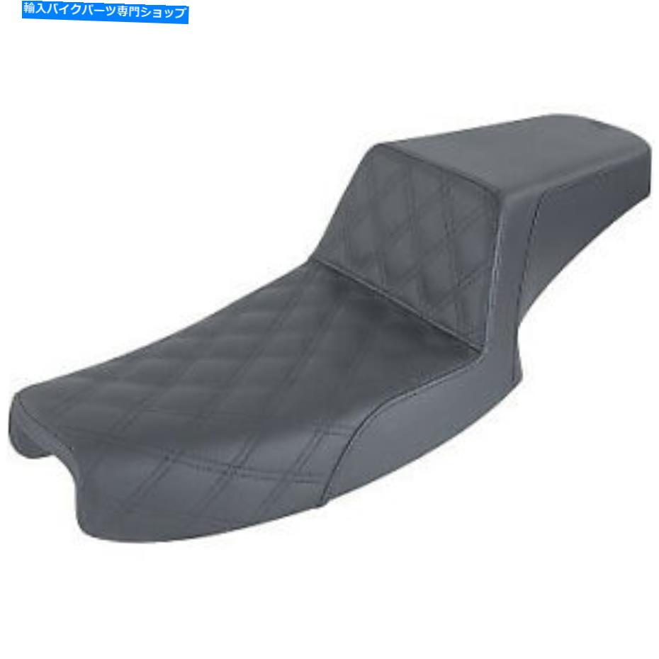 シート Dyna 891-04-172のためにステッチされたSaddlemenステップアップシート格子 Saddlemen Step Up Seat Lattice Stitched for Dyna 891-04-172【並行輸入品】