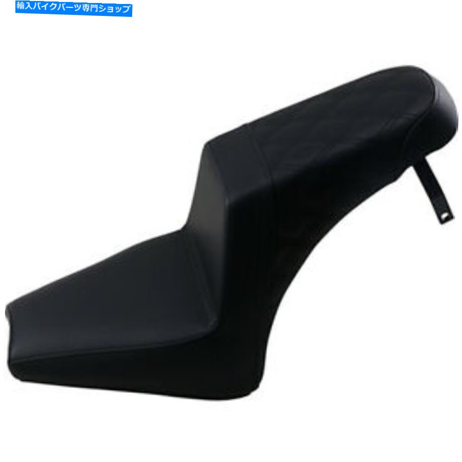シート Saddlemenステップアップ2アップシート - 乗客格子ステッチ（ブラック）I18-33-173 Saddlemen Step Up 2-Up Seat - Passenger Lattice Stitched (Black) I18-33-173【並行輸入品】
