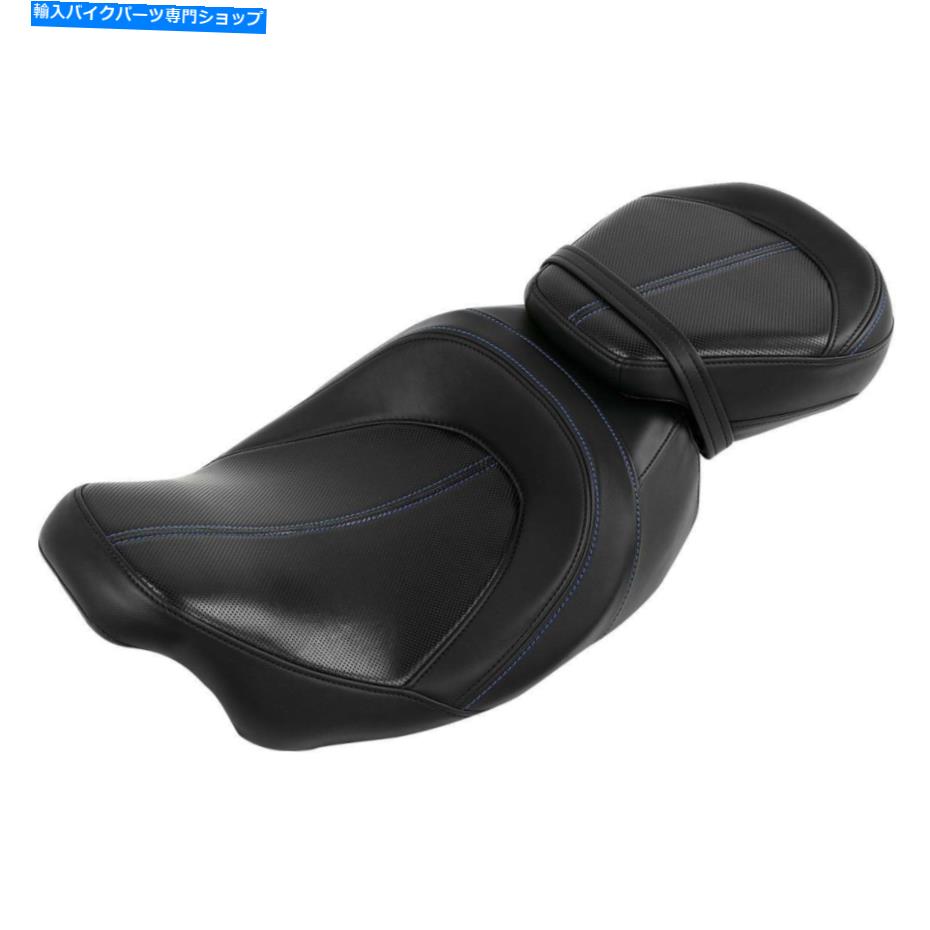 シート ハーレーツーリングストリートグライドFLHx 09-21のための2ピースドライバー＆旅客シートフィット Two Piece Driver & Passenger Seat Fit For Harley Touring Street Glide FLHX 09-21【並行輸入品】