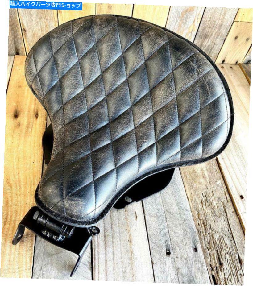 シート 2018-2021ハーレーソフト春座席取付キットトラクターディダイヤモンドレザー 2018-2021 Harley Softail Spring Seat Mounting Kit Tractor Dis Diamond Leather【並行輸入品】