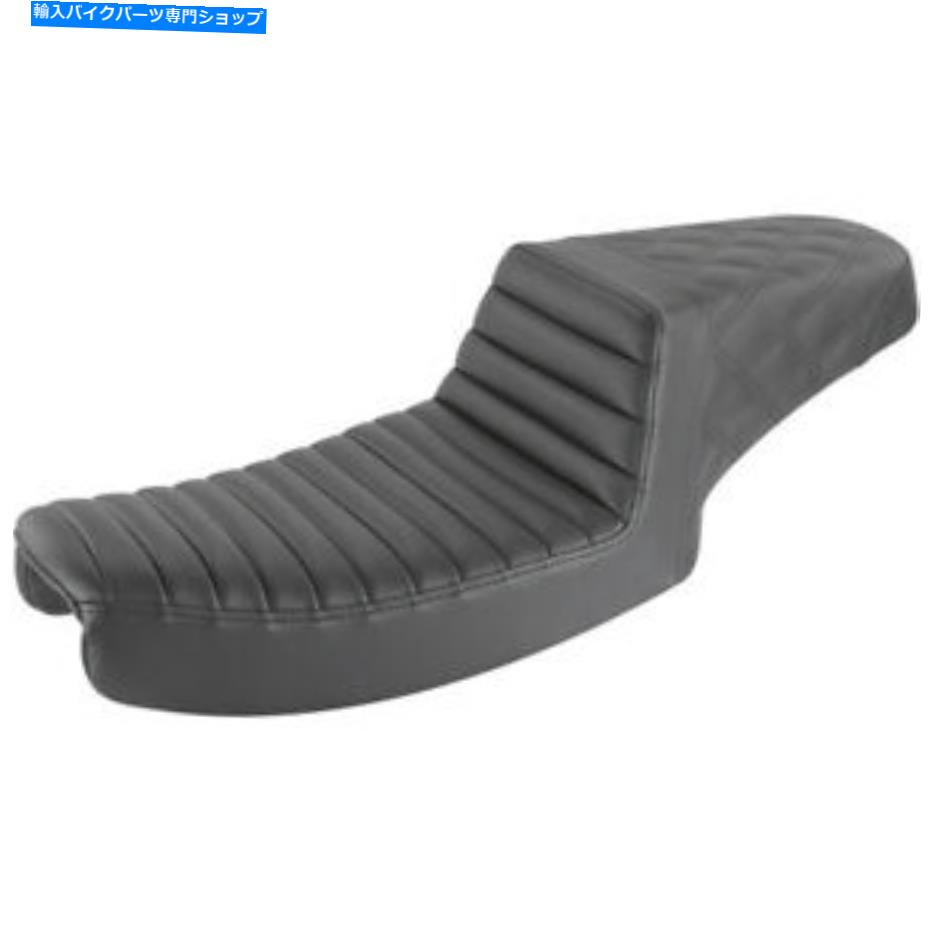 シート Saddlemenステップアップ2アップシート - タックとロール/ダイヤモンド - DYNA（ブラック）891-04-176 Saddlemen Step Up 2-Up Seat - Tuck and Roll/Diamond - Dyna (Black) 891-04-176【並行輸入品】