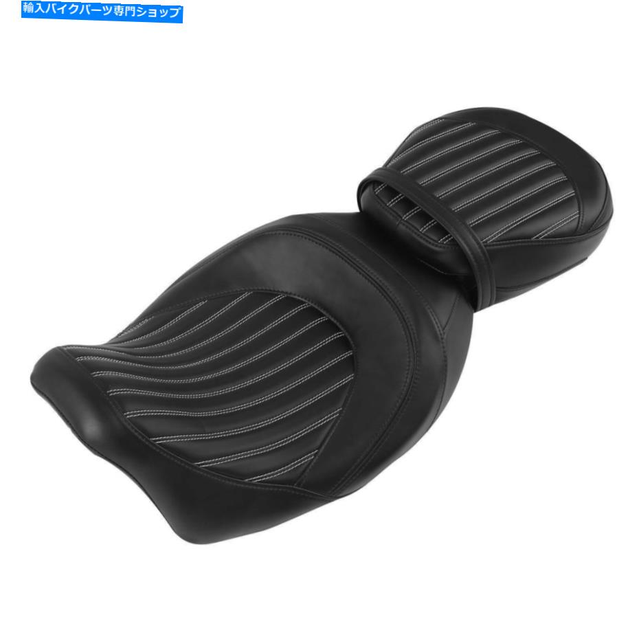 シート ハーレーツーリングモデルグライド2009-UP 19のワンピースドライバー＆旅客シートフィット One Piece Driver & Passenger Seat Fit For Harley Touring Models Glide 2009-Up 19【並行輸入品】