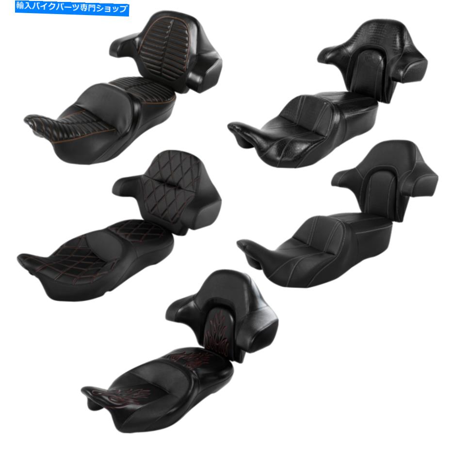 シート 運転席旅客シートリアバックレストフィットElectra Glide 14-21 Driver Passenger Seat Rear Backrest Fit For Harley Touring Electra Glide 14-21【並行輸入品】